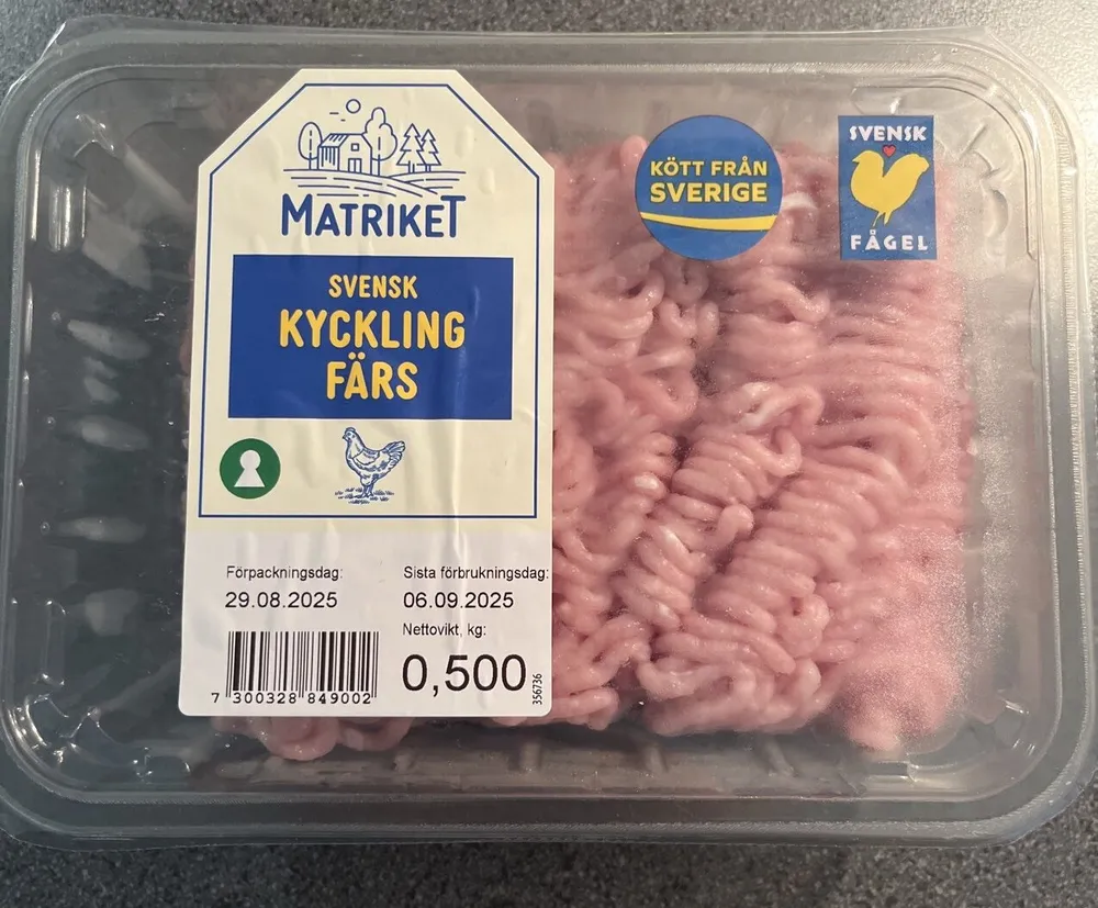 Kycklingfärs