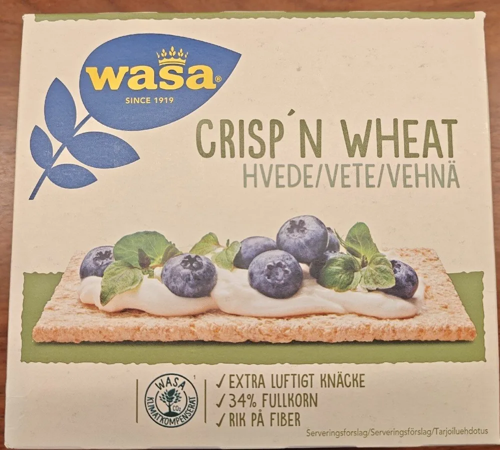 Wasa crisp'n wheat