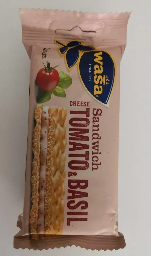 Sandwich cheese tomato&basil 120g, int