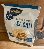 Wasa delicate thin crackers sea salt 180g we