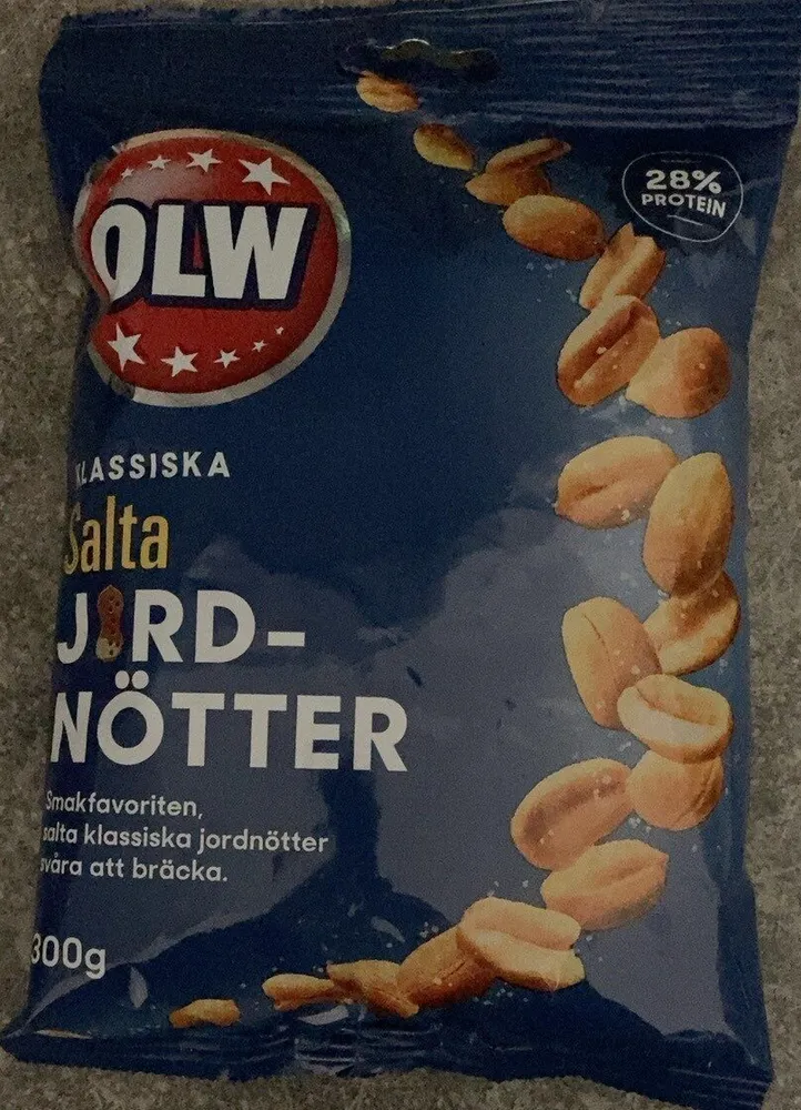 klassiska salta jordnötter