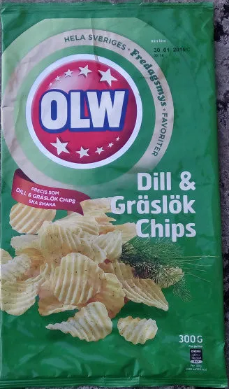 OLW Dill & Gräslök Chips