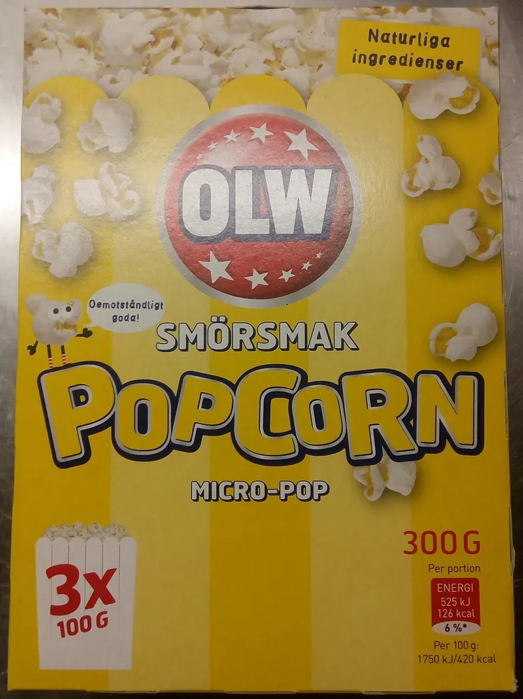 OLW Popcorn Smörsmak