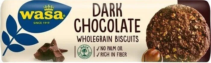 Dark Chocolate Wholegrain Biscuits