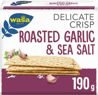 Wasa delicate crisp roasted garlic & sea salt