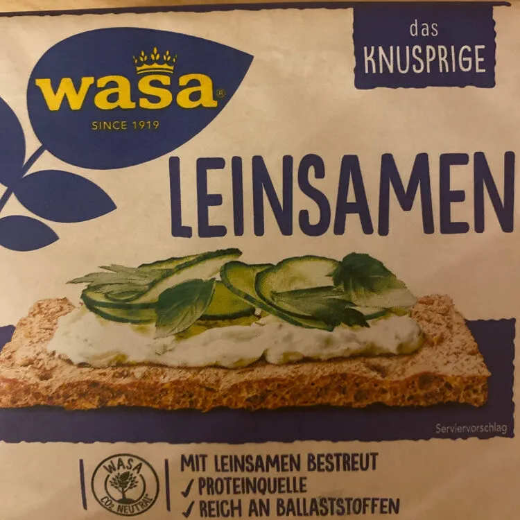 Knäckebrot Leinsamen