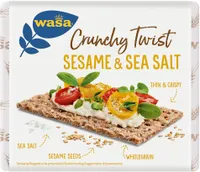Wasa crunchy twist sesame & sea salt 245g