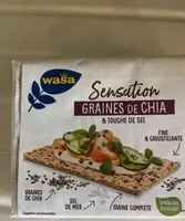 Wasa tartine croustillante sensation aux graines de chia & touche de sel 245g