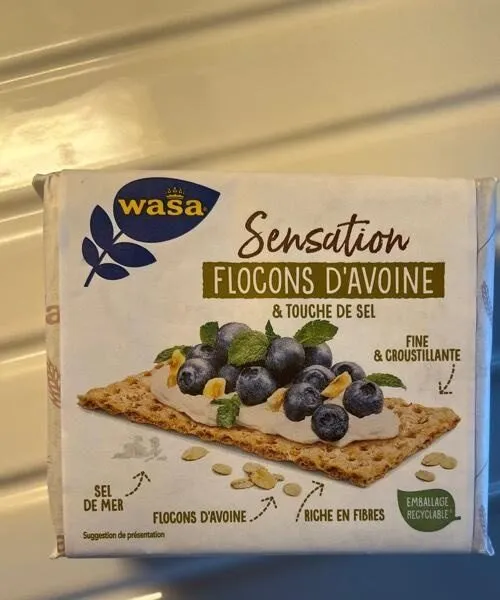 Wasa tartine croustillante sensation aux flocons d'avoine & touche de sel 265g