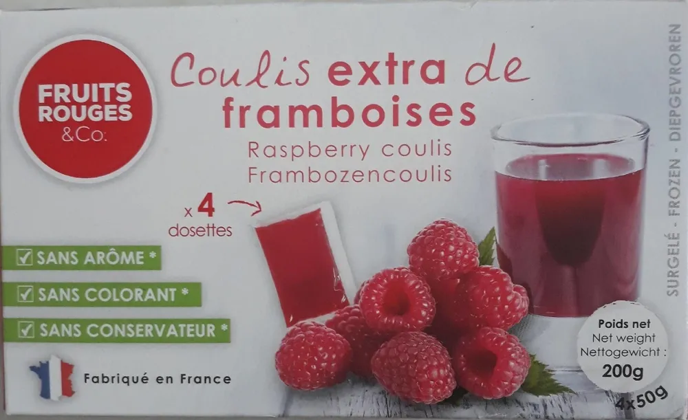 Coulis extra de framboise