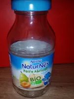 Jus de fruit bébé poire abricot