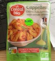 Cappelleti chevre tofu epinarfs