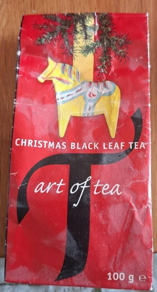 Christmas black leaf tea