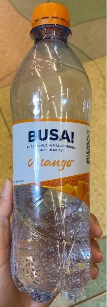 Eau gazeuse saveur mangue