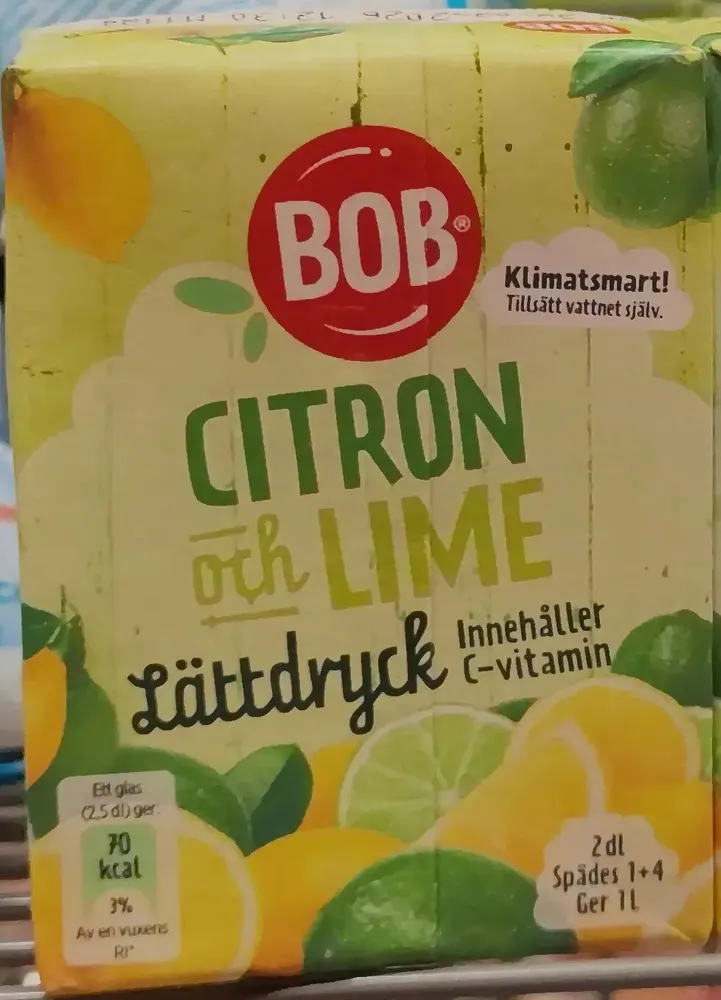 Citron och lime lättdryck