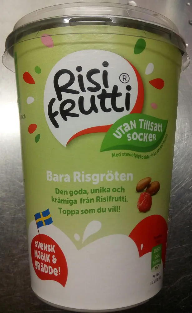 Risifrutti Bara Risgröten Utan tillsatt socker