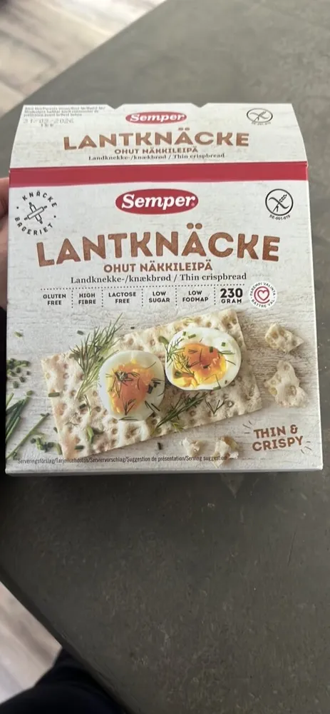 LANTKNÄCKE OHUT NÄKKILEIPÄ