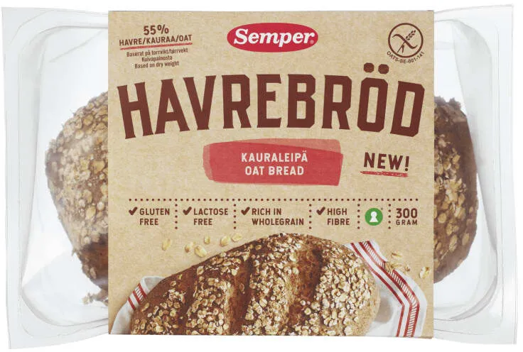 Wholegrain bread with oats