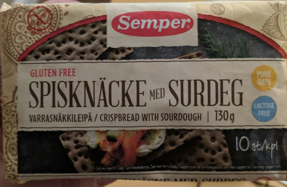Spisknäcke med surdeg