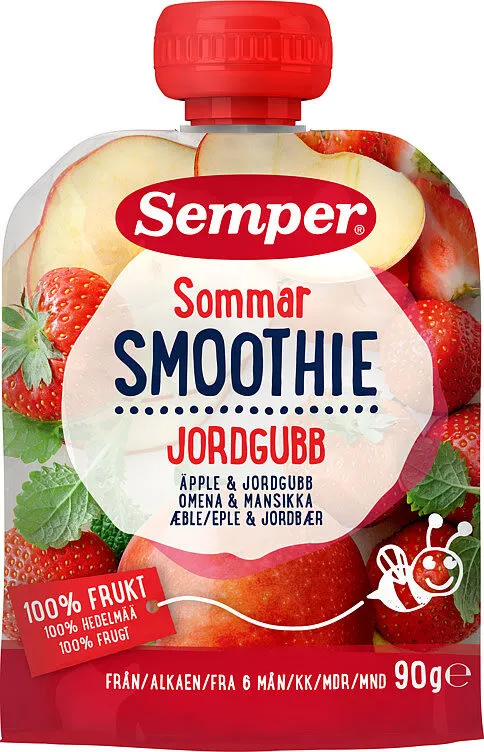 Compote pomme-fraise