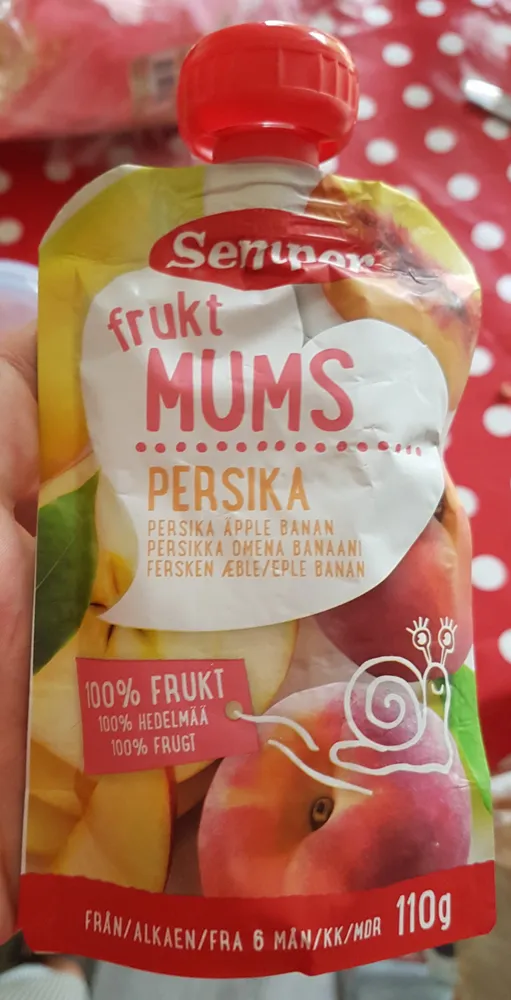 Frukt Mums Persika