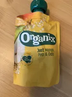 Ekologisk mellanmål - Just Mango, Pear & Oats