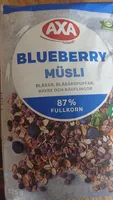 blueberry müsli
