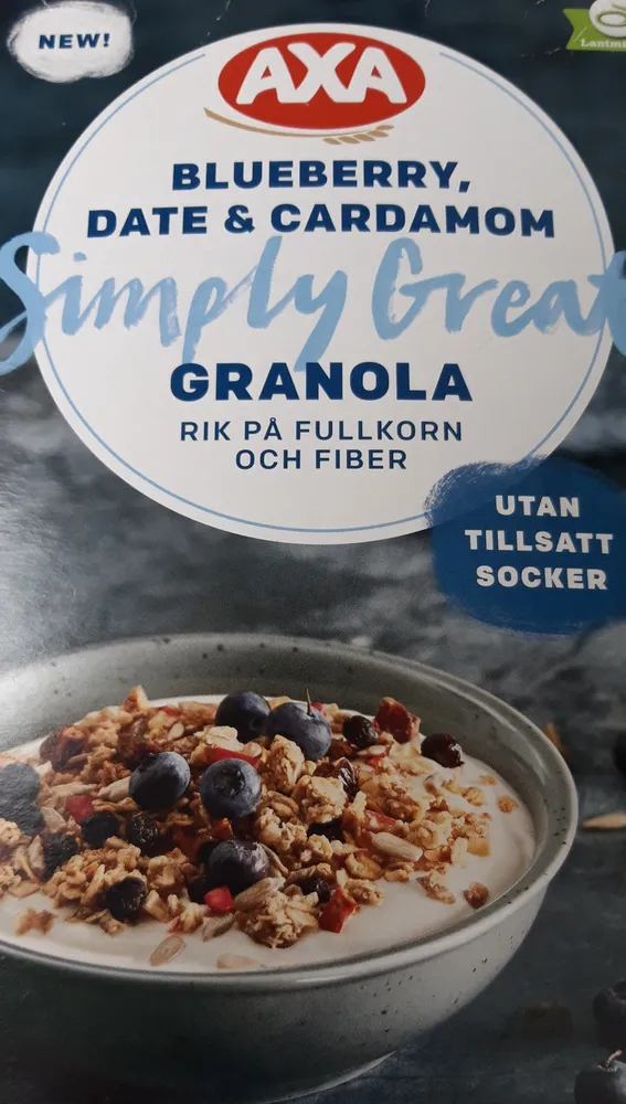 Simply Great Blueberry Date&Cardamom Granola