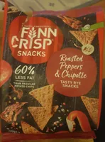 Finn Crisp Snacks Roasted Peppers and Chipotle