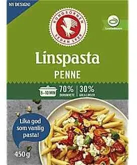 Linspasta, penne