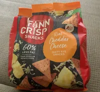Finn Crisp Snacks Real Cheddar Cheese