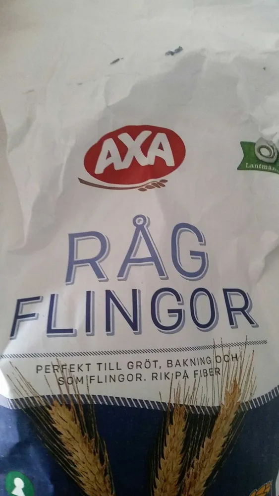 Råg flingor