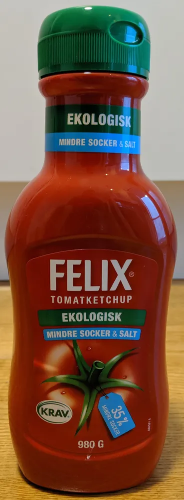 Tomatoketchup ekologisk mindre socker & salt
