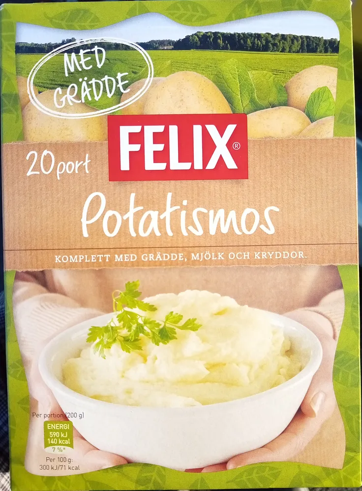 Felix Potatismos med grädde