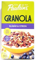 Granola - Blåbär & Citron