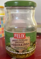 Sweet Pickled Swedish Guerkins
