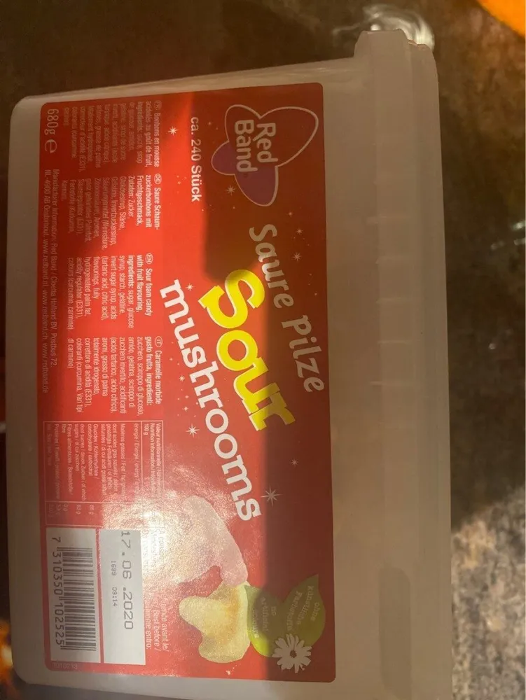 champignons acidulé