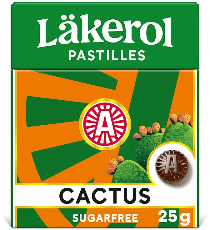 Läkerol Pastilles Cactus Sugarfree