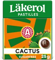 Läkerol Pastilles Cactus Sugarfree