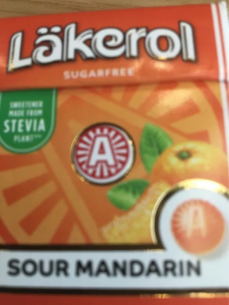 Läkerol Sour Mandarin Sugar Free Pack 23 g ( 0.08 Oz )