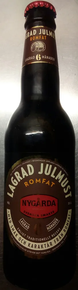 Nygårda Lagrad Julmust Romfat