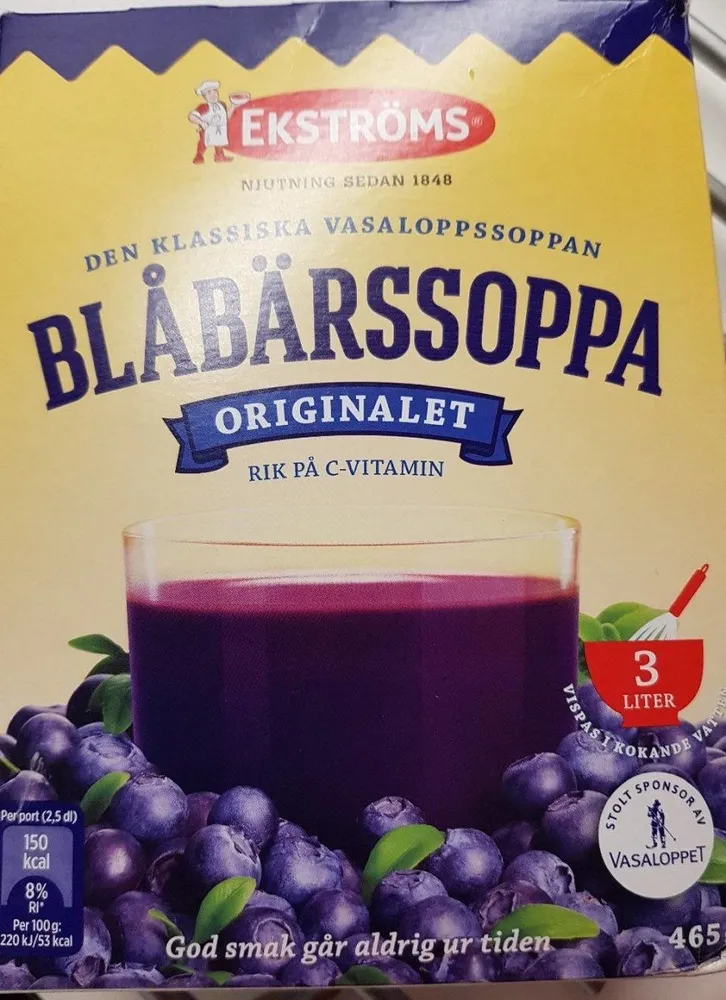 Blåbärssoppa