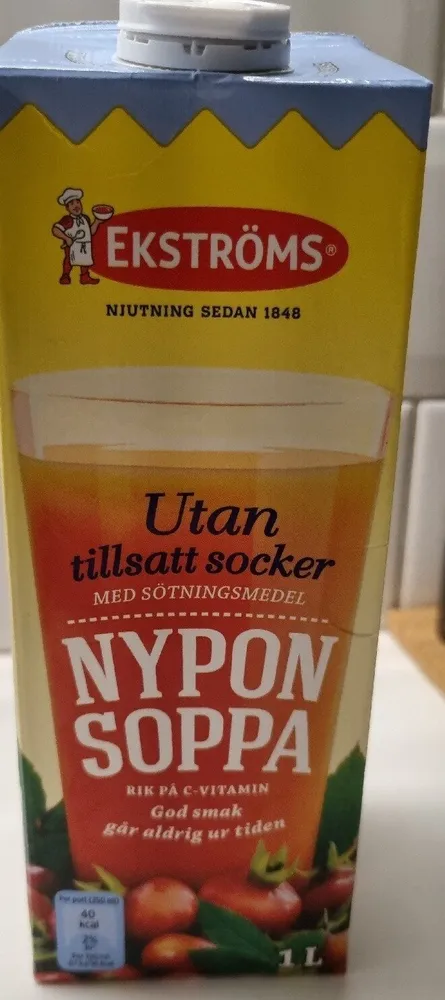 Nyponsoppa utan socker