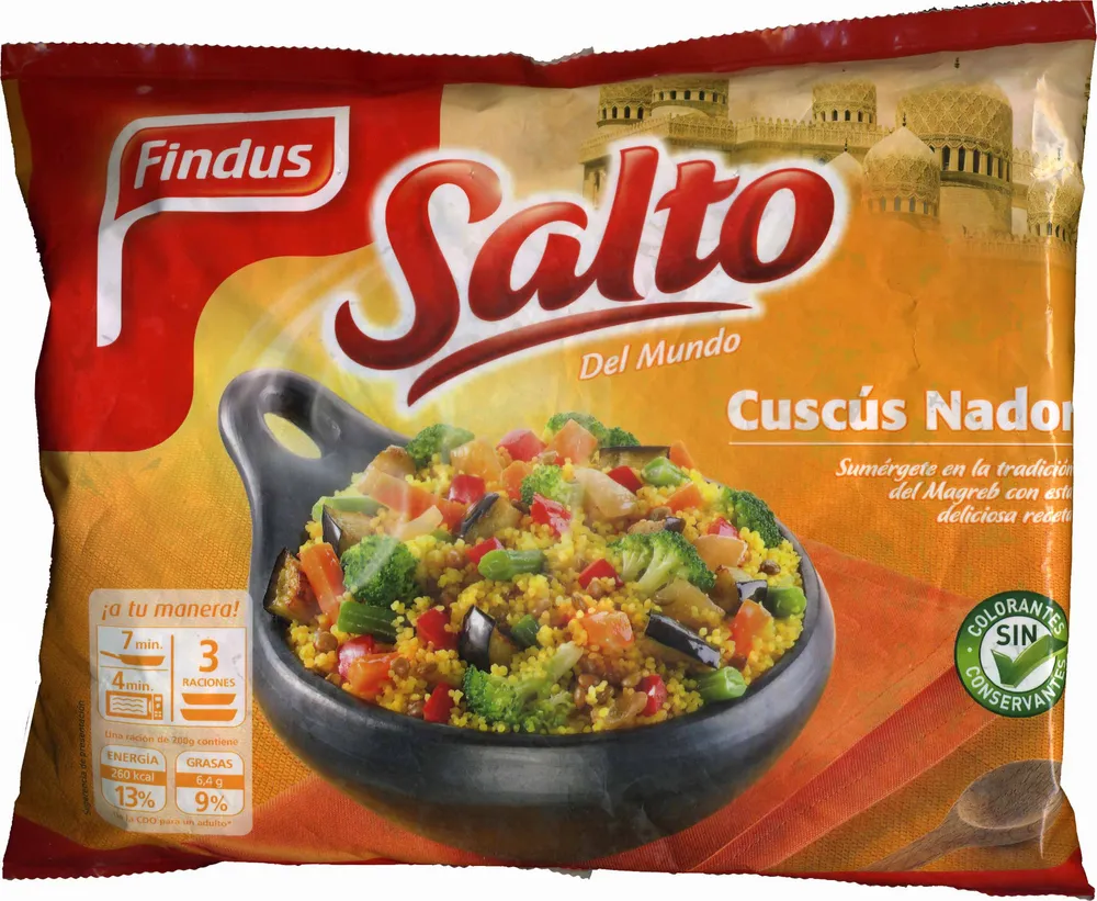 Cuscús Nador congelado
