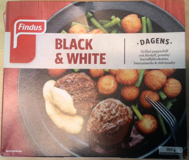 Findus Dagens Black & White