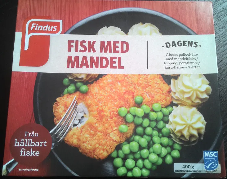 Findus Dagens Fisk med mandel