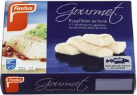 Ryggfileter av torsk
