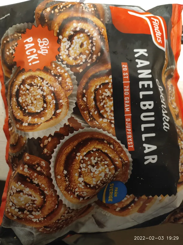findus svenska kanelbullar