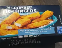 14 crispy crumbed fish finger