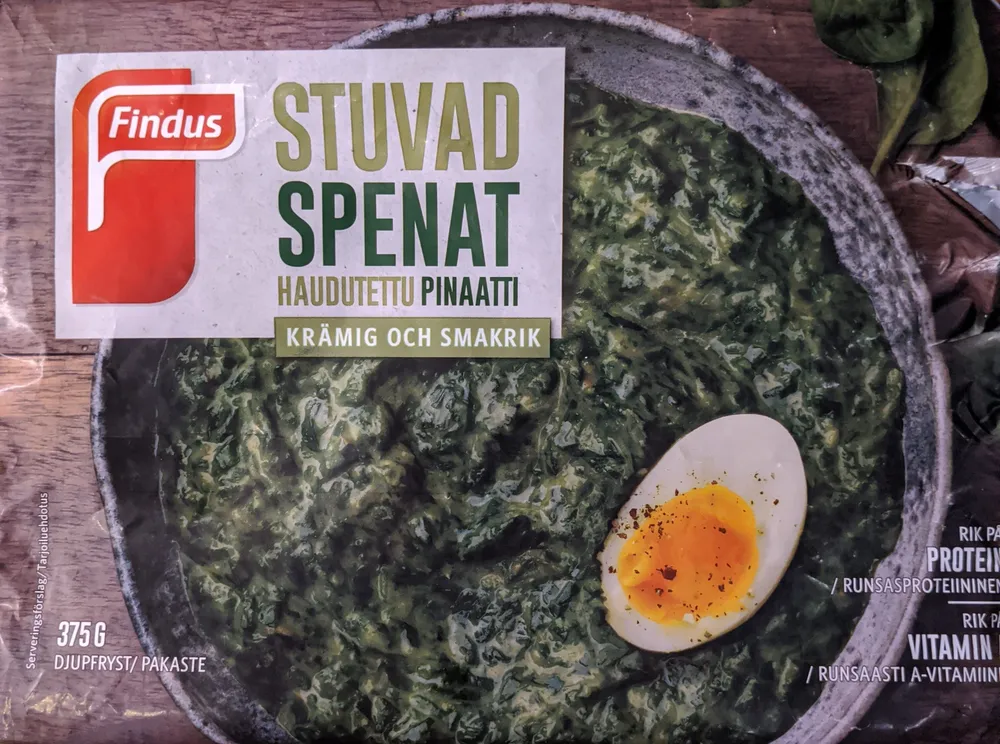 Stuvad spenat